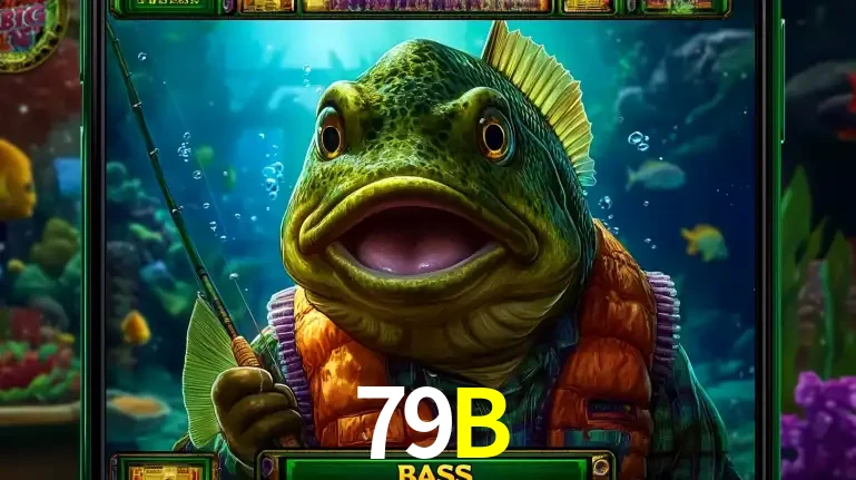 Personagem de peixe pescador do popular jogo de slot com tema de pescaria, uma das emocionantes opções de caça-níqueis para jogar e ganhar no cassino 79B.